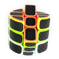 Rund Professorterning | Cylinderformet 3x3 Carbon Magic Cube