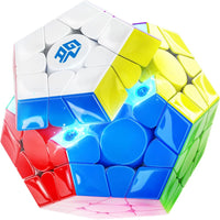 Gan Megaminx V2 Maglev, Black-face, UV Coated