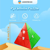 MonsterGO Pyraminx Professorterning størrelse