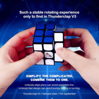 
              QiYi Thunderclap V3 3x3 Magnetisk Rubiks Cube
            